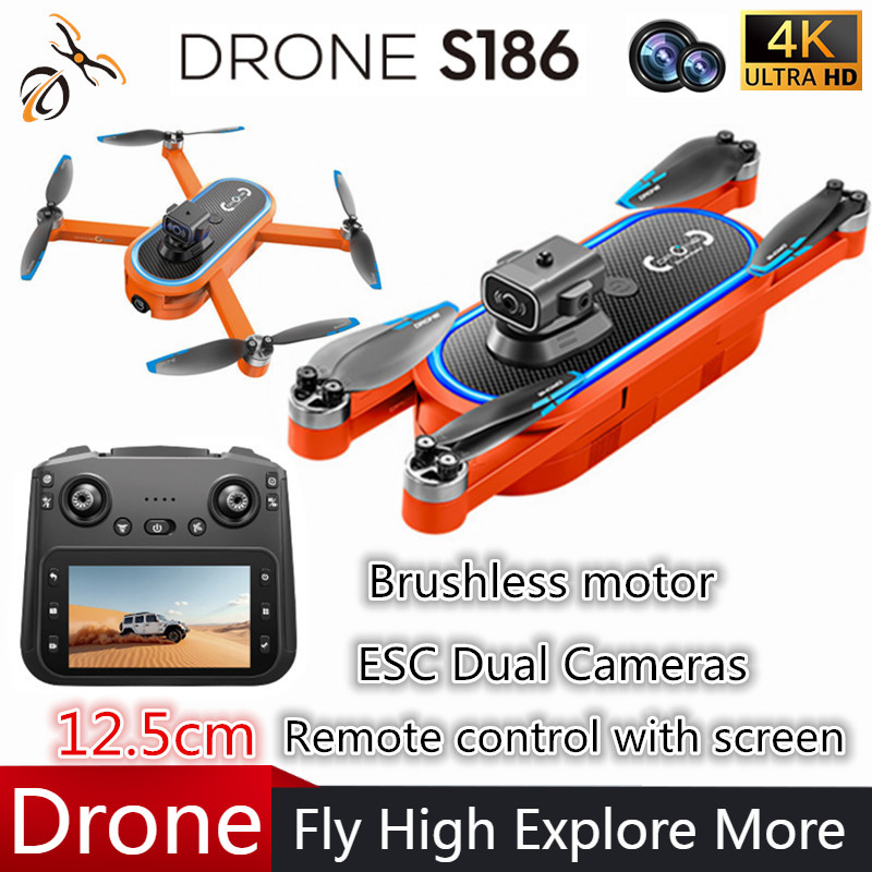 Drone Rc Gps - 2025 S186 드론 전문가용 4K HD