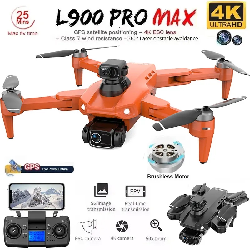 Drone Rc Gps - L900 Pro MAX GPS 드론 4K