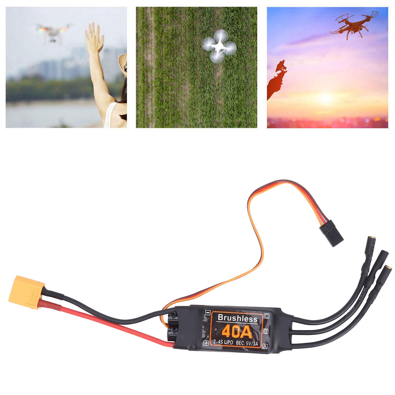 Drone Rc Accessories - 40A 브러시리스 ESC 속도 컨트롤러 RC