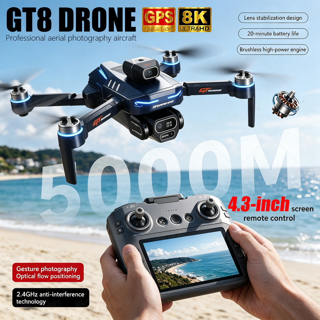 Drone Rc Ufo - NEW GT8 HD RC 드론 4K