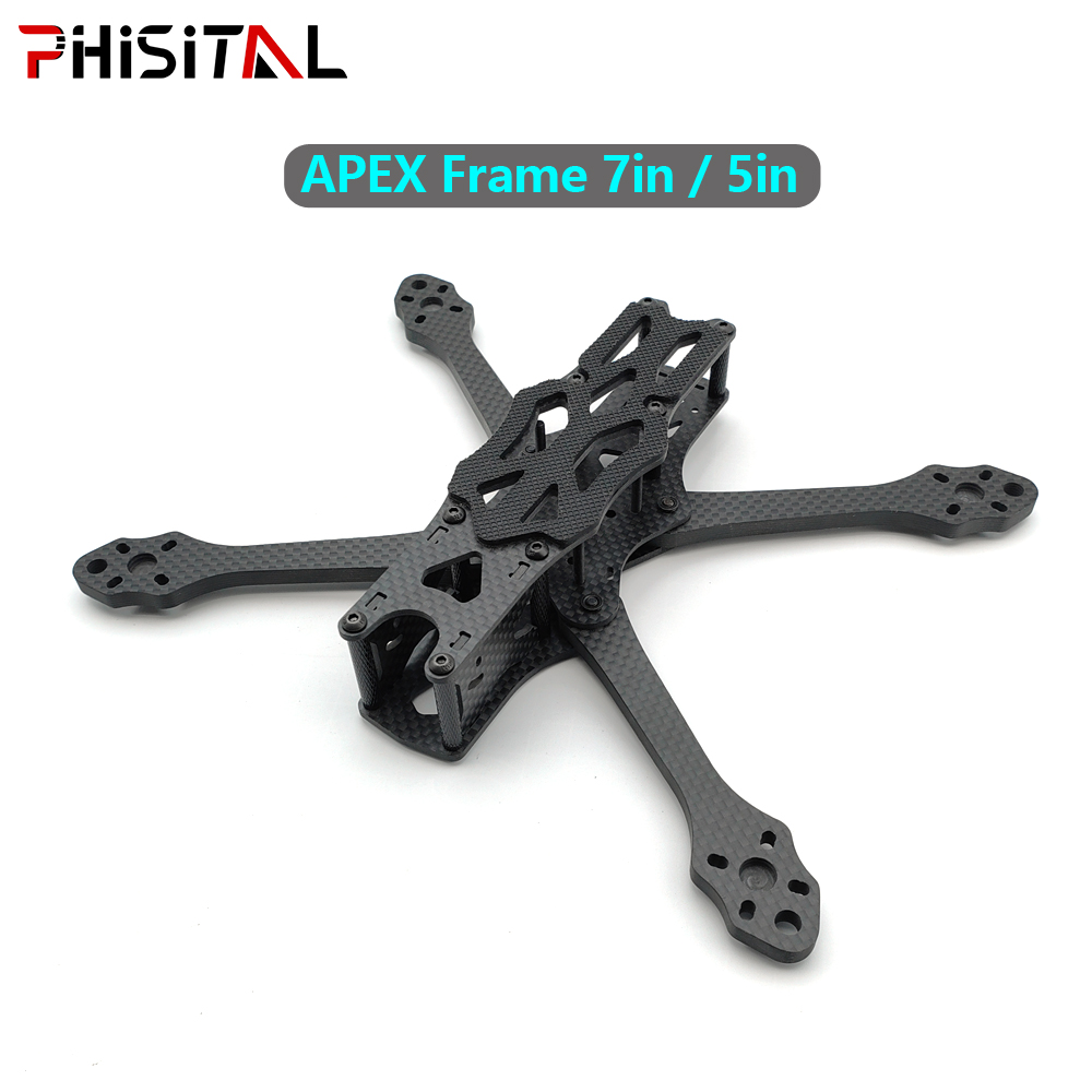 Drone Tech Rc - APEX 프레임, 7인치/6인치/5인치 카본 섬유 쿼드콥터