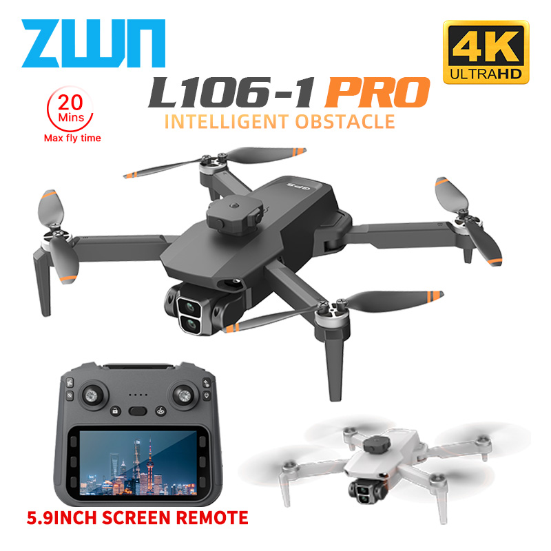 Drone Rc Fpv Pro - L106-1PRO GPS 전문가용 드론 4K HD