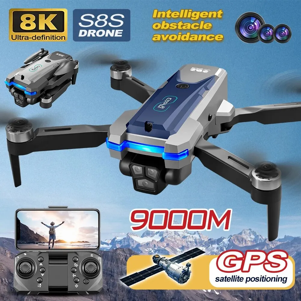 Drone Rc Gps - S8S GPS 드론 5G 와이파이 8K