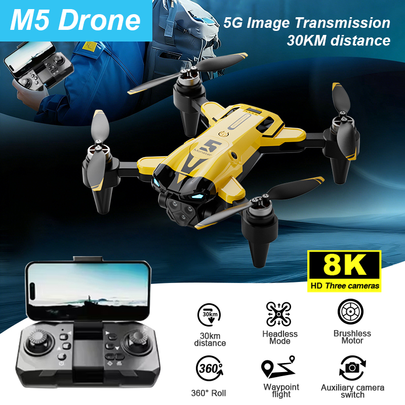 M5 스마트 드론 카메라 탑재 브러시리스 모터 접이식  - Drone Smart Rc Foldable 리뷰 및 가격