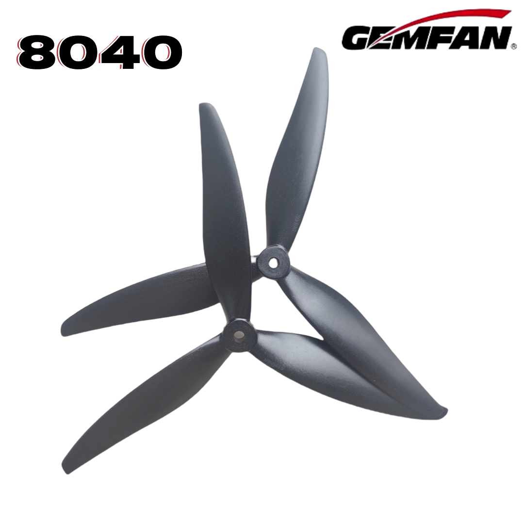 Gemfan 8040 8X4X3 3날개 8인치 프로펠러 - Drone Tech Rc 리뷰 및 가격