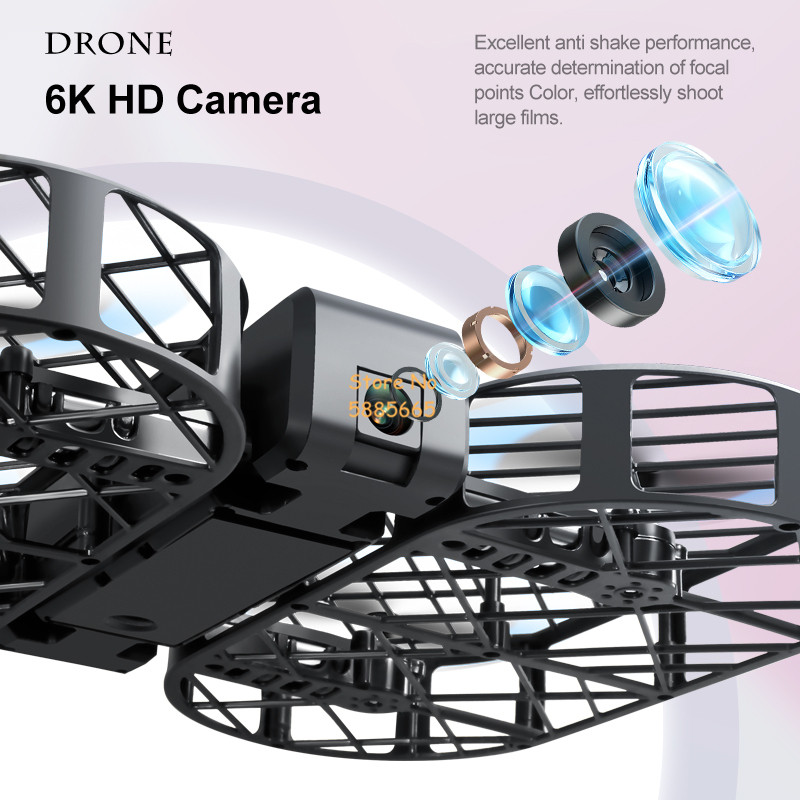 8K HD 카메라 360 °   보호 광학 흐름 위치  - Drone Rc Ufo 리뷰 및 가격