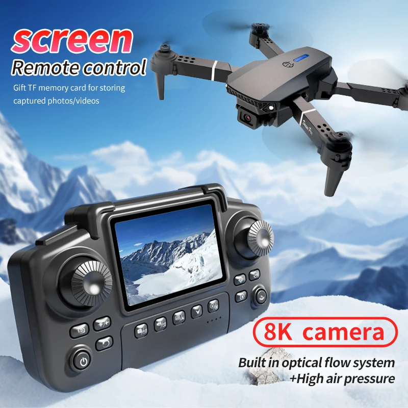 전문가용 E88 PRO 드론, 화면 탑재 8K HD 카 - Drone Rc Fpv Pro 리뷰 및 가격