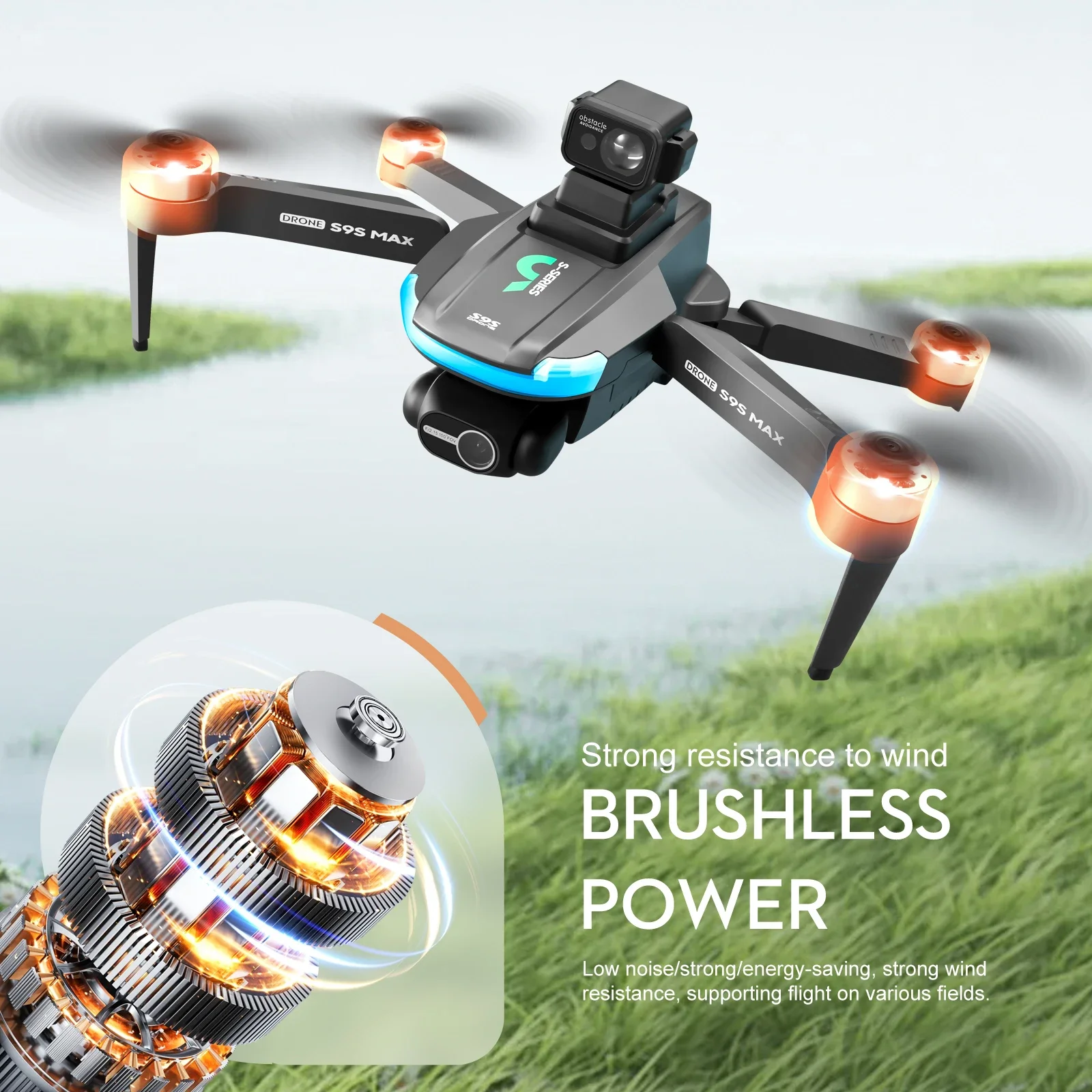 새로운 S9S MAX 미니 드론 4K 2축 PTZ HD - Drone Rc Gps 리뷰 및 가격