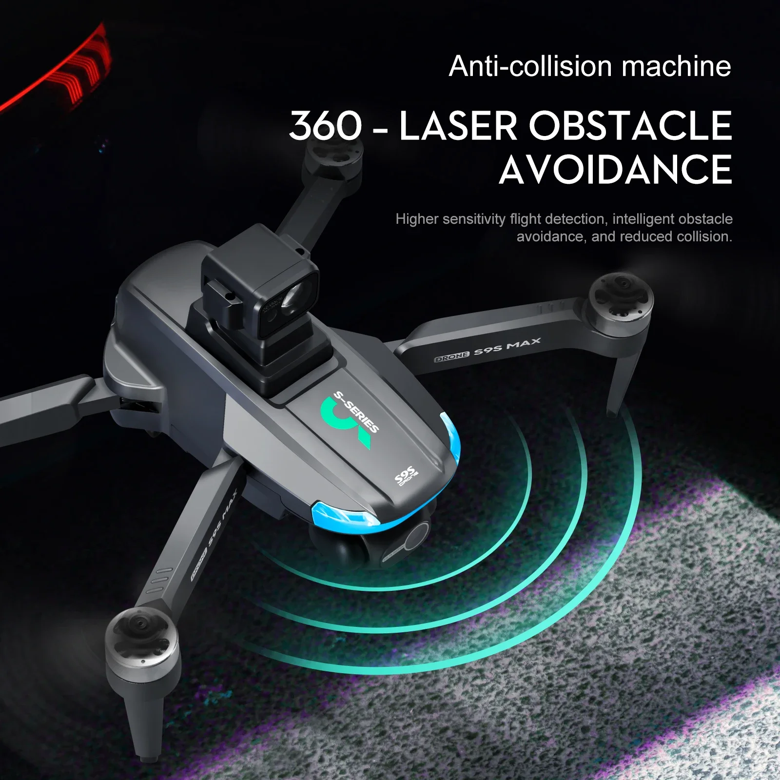 새로운 S9S MAX 미니 드론 4K 2축 PTZ HD - Drone Rc Gps 리뷰 및 가격