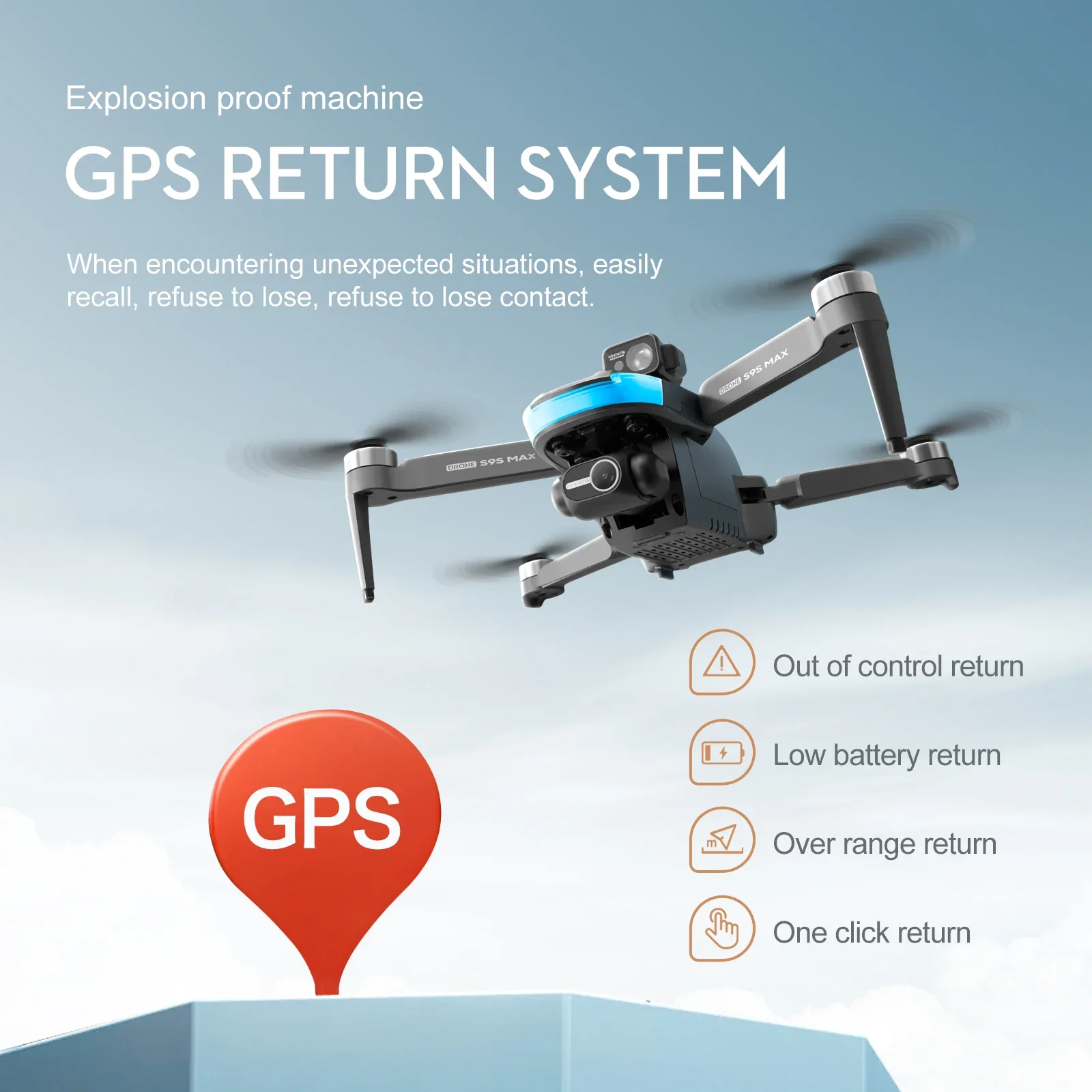 새로운 S9S MAX 미니 드론 4K 2축 PTZ HD - Drone Rc Gps 리뷰 및 가격