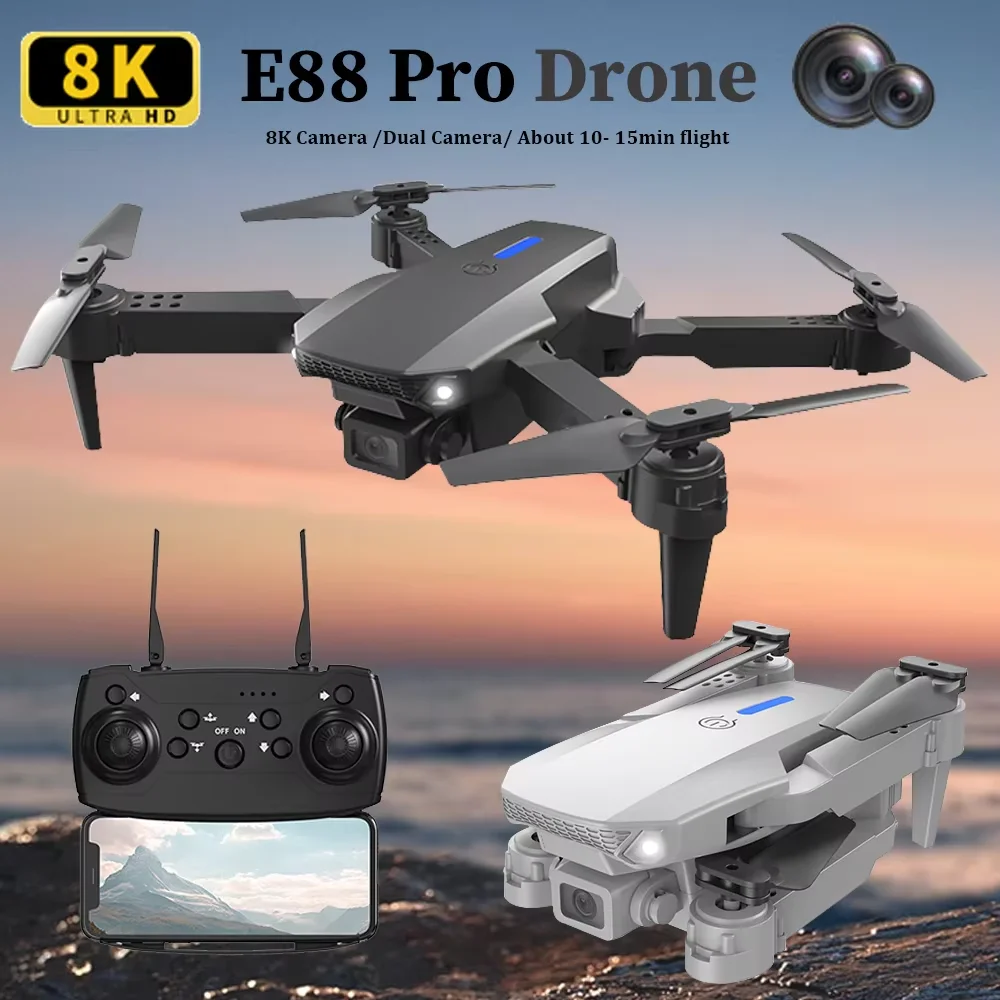 E88 4K HD 항공 촬영 드론 접이식 RC 헬리콥터 - Drone Smart Rc Foldable 리뷰 및 가격