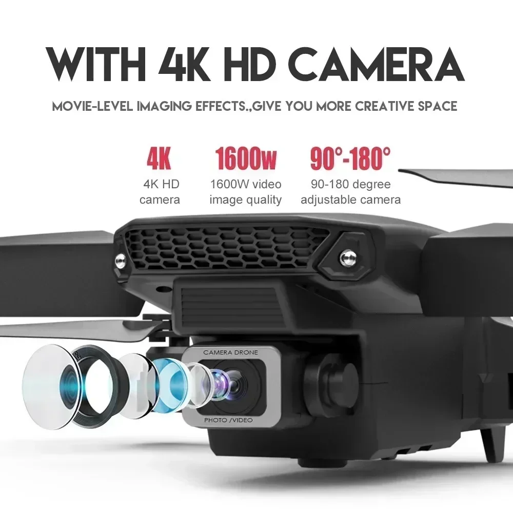 E88 프로 와이파이 FPV 드론, 광각 HD 4K 1 - Drone Rc Fpv Pro 리뷰 및 가격