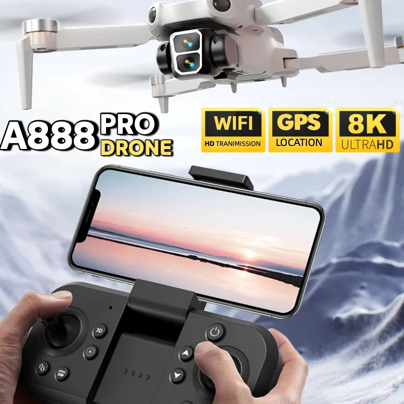 오리지널 A888 접이식 쿼드콥터 8K HD 4K 듀얼 - Drone Smart Rc Foldable 리뷰 및 가격