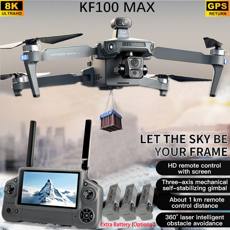 KF100 MAX GPS 드론 4K 카메라 3축 짐벌  - Drone Rc Gps 리뷰 및 가격