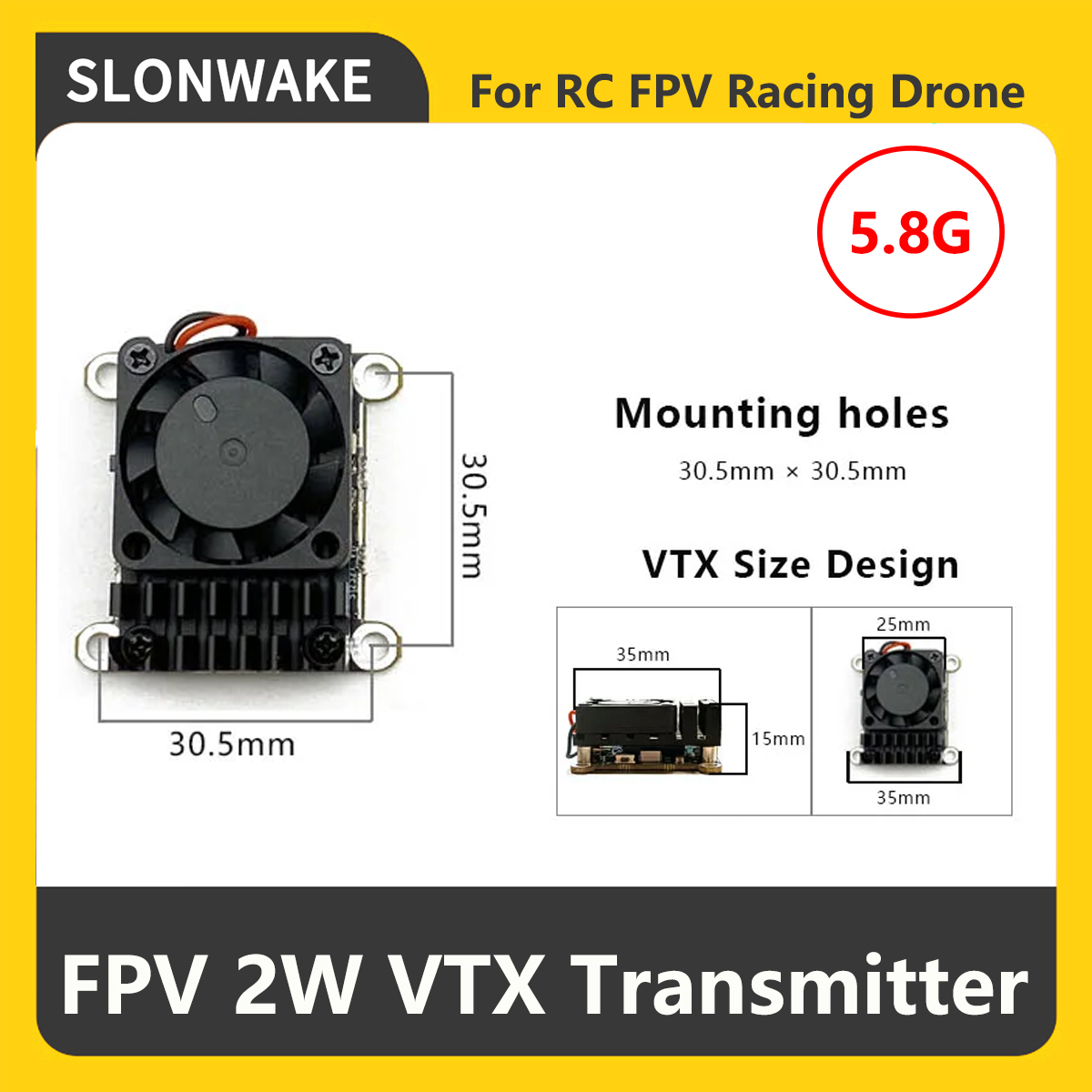 SLONWAKE 5.8G 2000mW FPV VTX 송 - Drone Rc Accessories 리뷰 및 가격