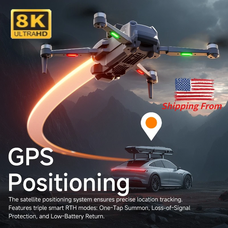 M24 지능형 GPS 드론, 8K HD 카메라 드론,  - Drone Smart Rc Foldable 리뷰 및 가격