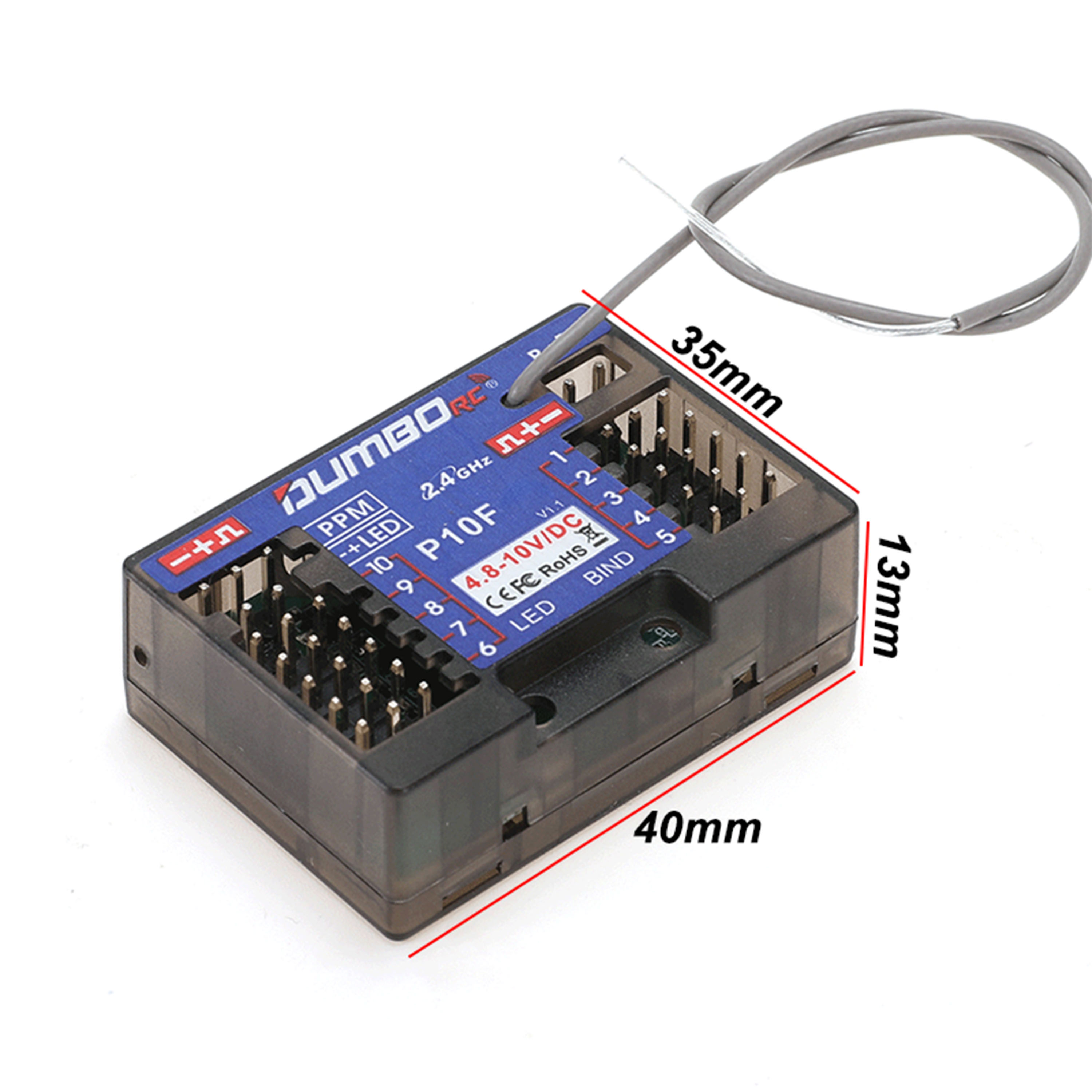 DUMBORC P10F P10FG 10CH 2.4GHz - Telemetry Module Rc 리뷰 및 가격